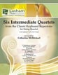 SIX INTERMEDIATE STRING QUARTETS cover